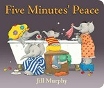 Five minutes' peace: Jill Murphy.