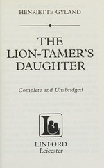 The lion-tamer's daughter