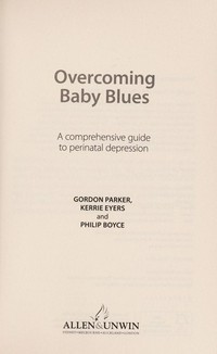 Overcoming baby blues 